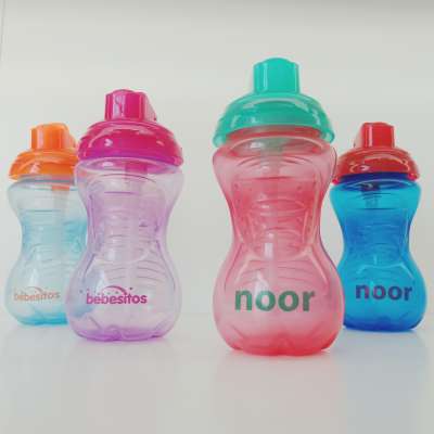 2019 Hot Sale 300 ML 2 Handle Comfort Water Bottle Baby Spout Cups